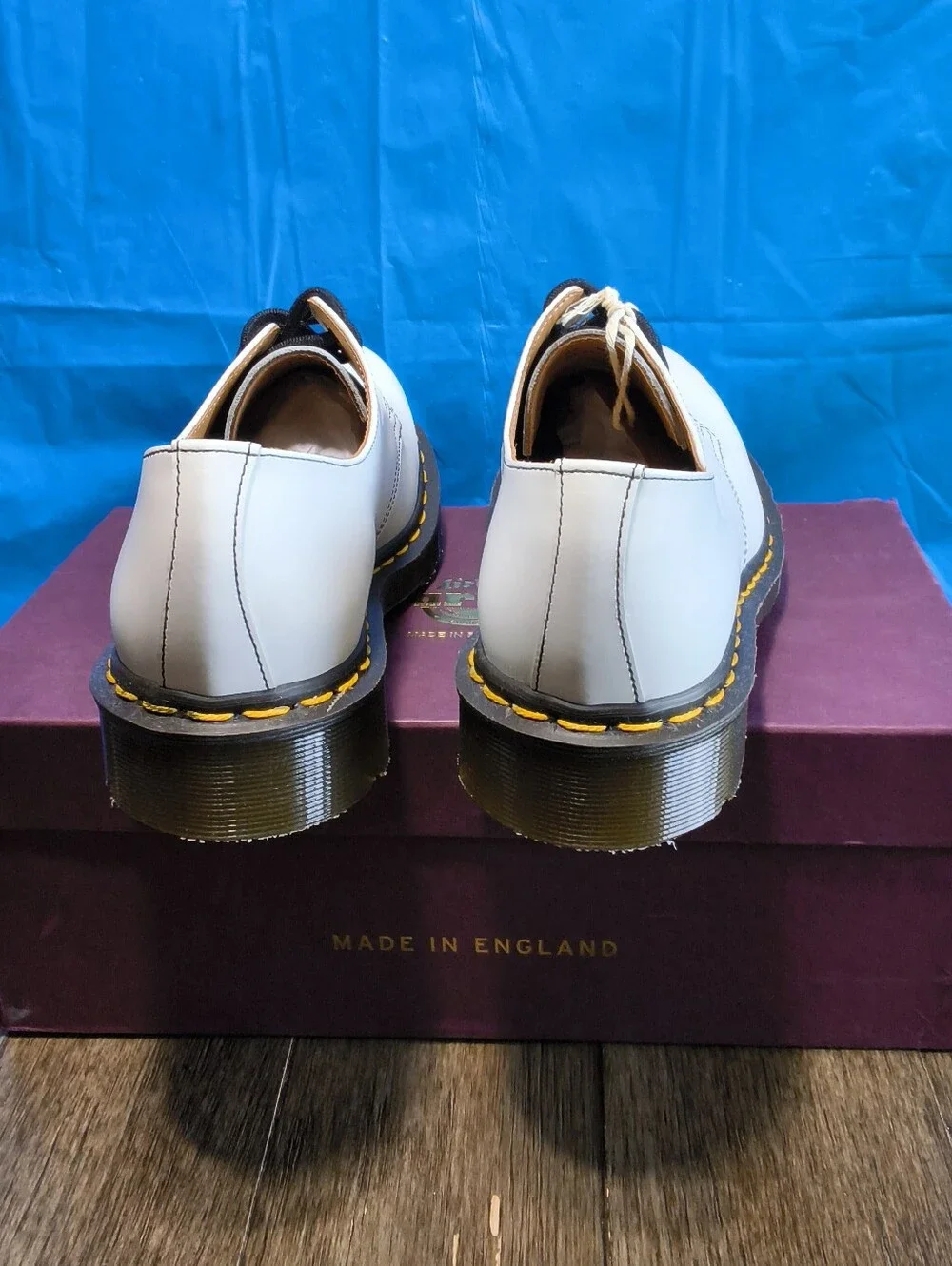 Dr. Martens x Comme des Garcons CDG 1461 White Shoes Unisex Mens 9 Women's 10